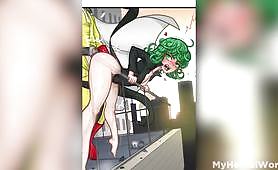 Soumis hentai dessin animé sous des coups de sexe féminin - 2021 porno